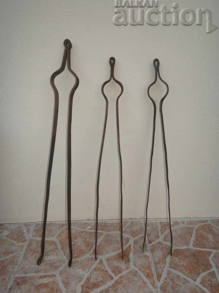 Delivery of Old Primitive Forged Dilaph Masha Wrought Iron LOT