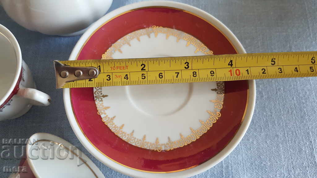 Auction  Coffee set made of fine German porcelain