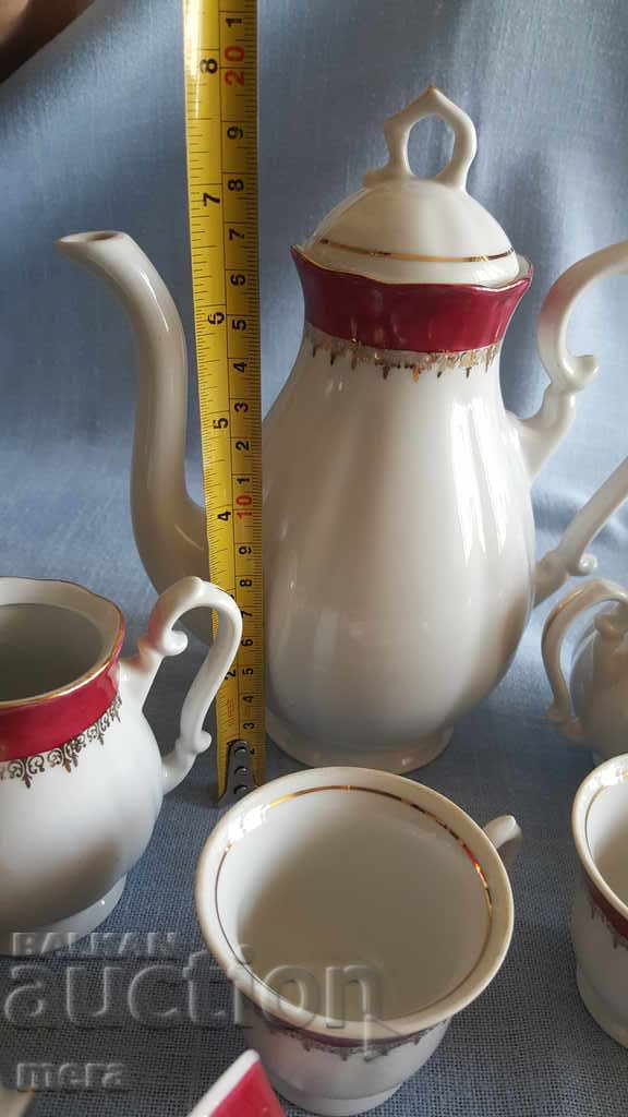Delivery of Coffee set made of fine German porcelain