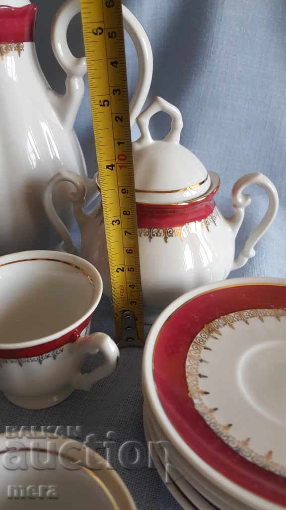 Coffee set made of fine German porcelain - 5