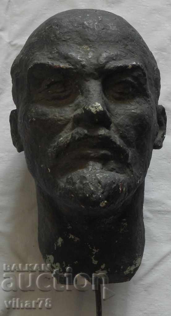 Plaster bust of Lenin