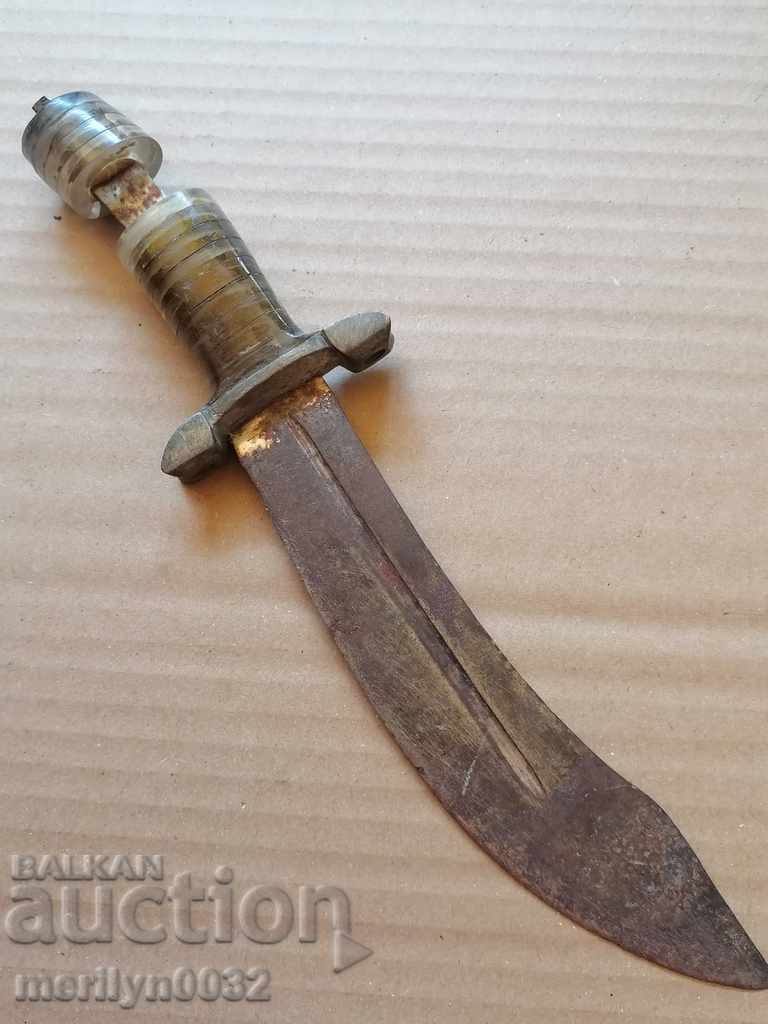 Old knife dagger hanjar blade guard - 7 Old knife dagger hanjar blade guard - 7