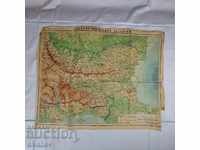 BZC Old map PEOPLE'S REPUBLIC OF BULGARIA 1959 # 1454