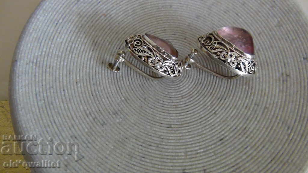 Cercei, Argint 925 cu placare cu aur si Ametist, BASTE cu preț 497.00 BGN | € 254.11 Cercei, Argint 925 cu placare cu aur si Ametist, BASTE cu preț 497.00 BGN | € 254.11