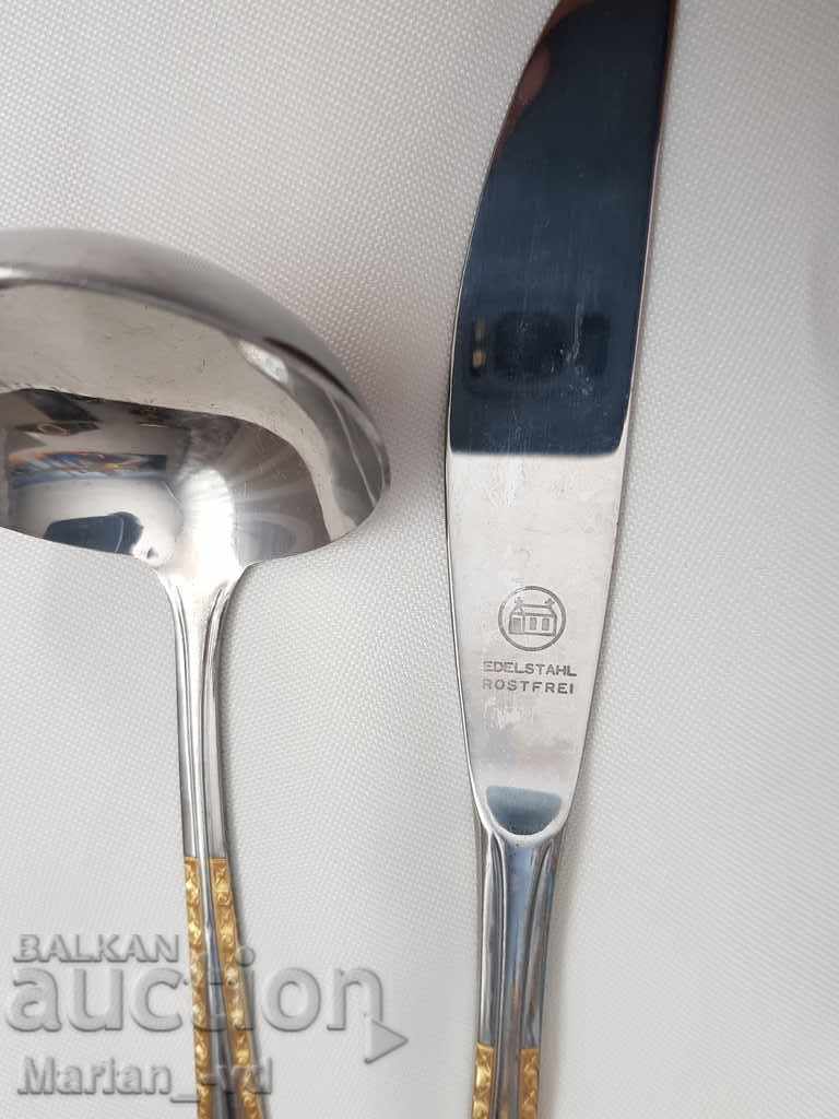 Μαχαιροπίρουνα με επιχρυσωμένο στοιχείο - 5 Μαχαιροπίρουνα με επιχρυσωμένο στοιχείο - 5