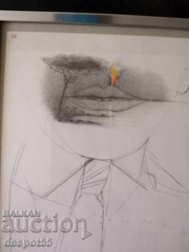 1988. Italy. Quintino Scolavino. Neapolitan landscape. with price 220.00 BGN | € 112.48 1988. Italy. Quintino Scolavino. Neapolitan landscape. with price 220.00 BGN | € 112.48