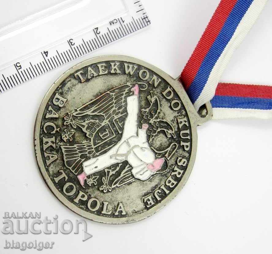 Delivery of TAEKUNDO-TAEKWON-DO-Award medal-Cup of Serbia-Original Delivery of TAEKUNDO-TAEKWON-DO-Award medal-Cup of Serbia-Original