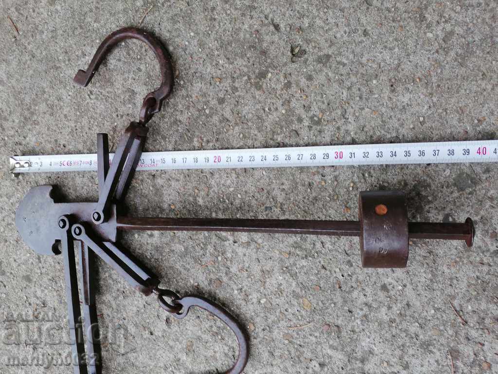 Kantar 10 kg Gabrovo Palantsa weighing scale, beginning of the 20th century - 6 Kantar 10 kg Gabrovo Palantsa weighing scale, beginning of the 20th century - 6