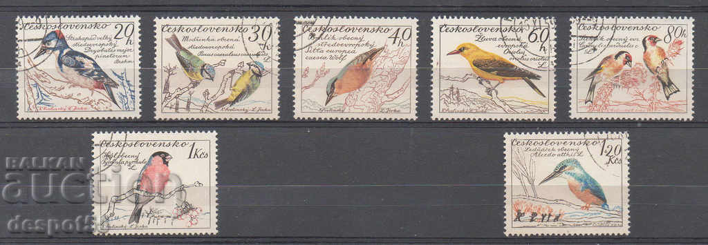 1959. Czechoslovakia. Birds.