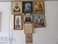 8 RUSSIAN MINIATURE ICONS