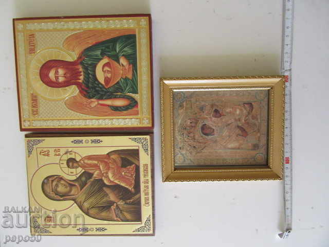 3 buc. ICOANE MINIATURALE RUSEȘTI