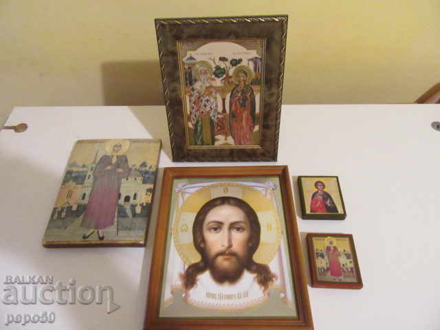 5 бр.РУСКИ МИНИАТЮРНИ ИКОНИ