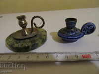 2 pcs. BEAUTIFUL ANTIQUE CANDLESTICKS