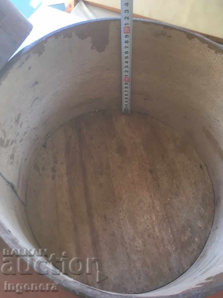 KRINA SHINIK DISH WOOD ANTIQUE WITH LID - 6 KRINA SHINIK DISH WOOD ANTIQUE WITH LID - 6