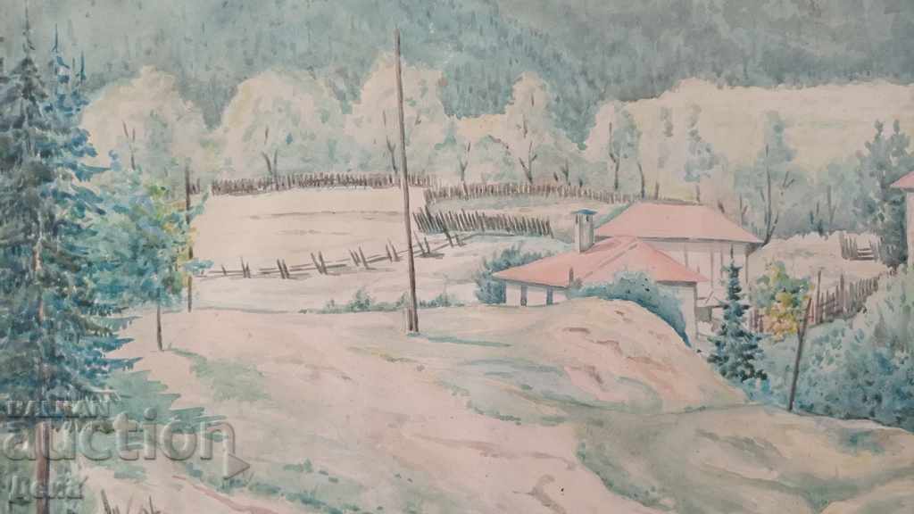 Ivan S. Ivanov WATERCOLOR 1953 - 5 Ivan S. Ivanov WATERCOLOR 1953 - 5