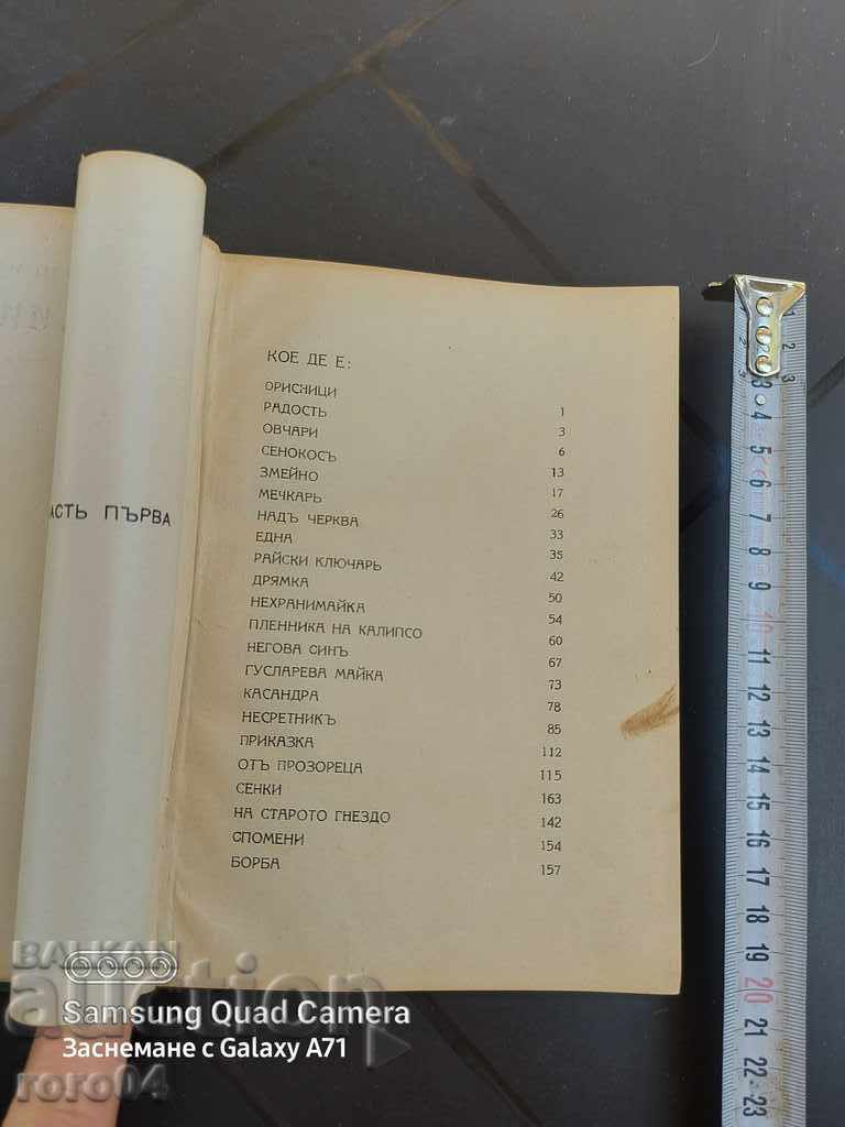 IDYLLES - PETKO TODOROV / YAMA - A. KUPRIN with price 40.00 BGN | € 20.45