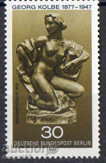 1977. Berlin. Jubilee. Georg Kolbe - sculptor.