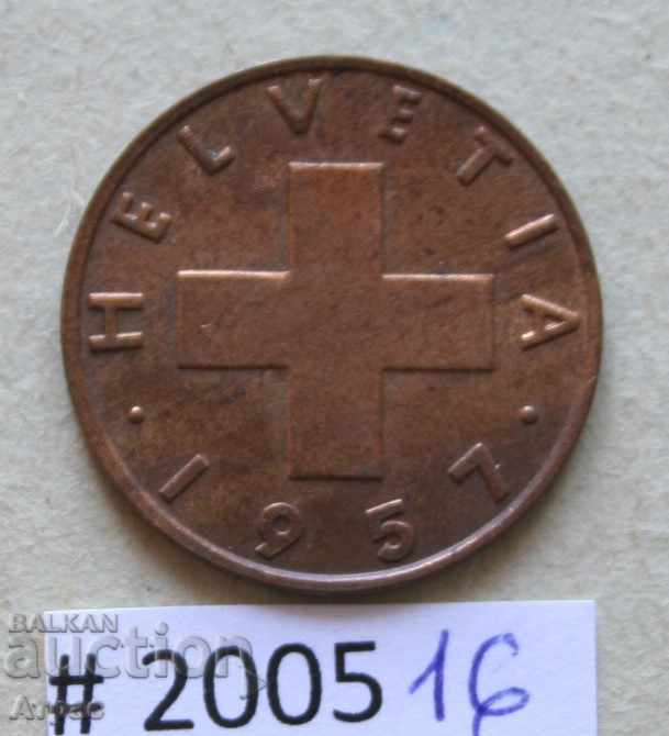 2 καταρρίχηση 1957 Ελβετία με τιμή € 0.77 | 1.51 BGN 2 καταρρίχηση 1957 Ελβετία με τιμή € 0.77 | 1.51 BGN