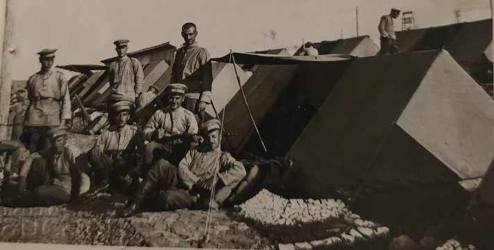 SOLDIERS TENT OLD MILITARY PHOTO PHOTO