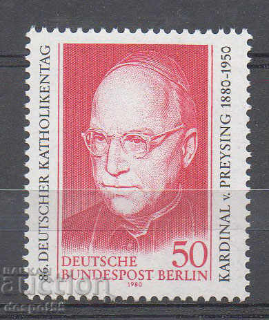 1980. Berlin. 100 de ani de la nașterea cardinalului von Preising.