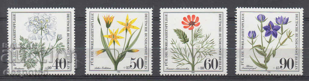 1980. Berlin. Charity brands - herbal plants.