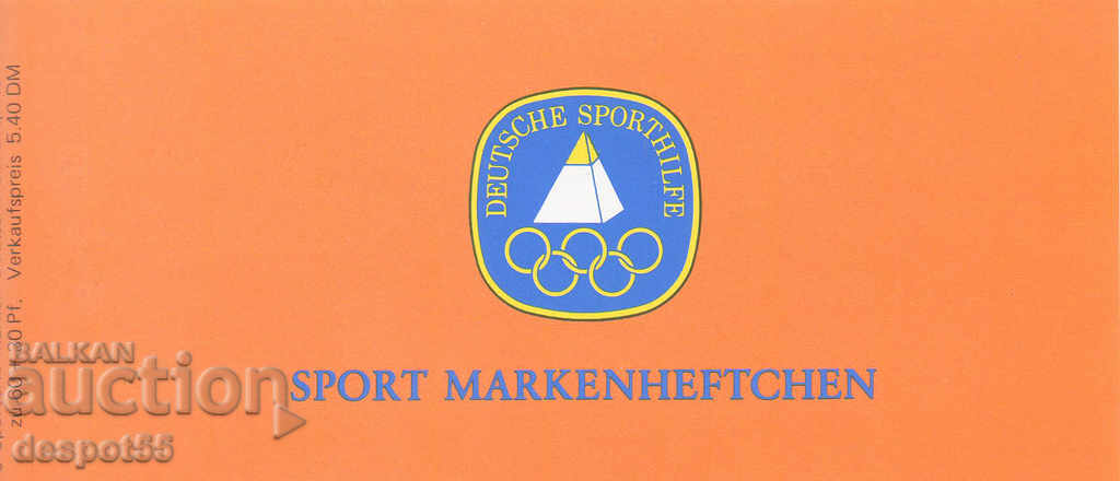 Auction 1980. Berlin. Sports. Carnet. Auction 1980. Berlin. Sports. Carnet.