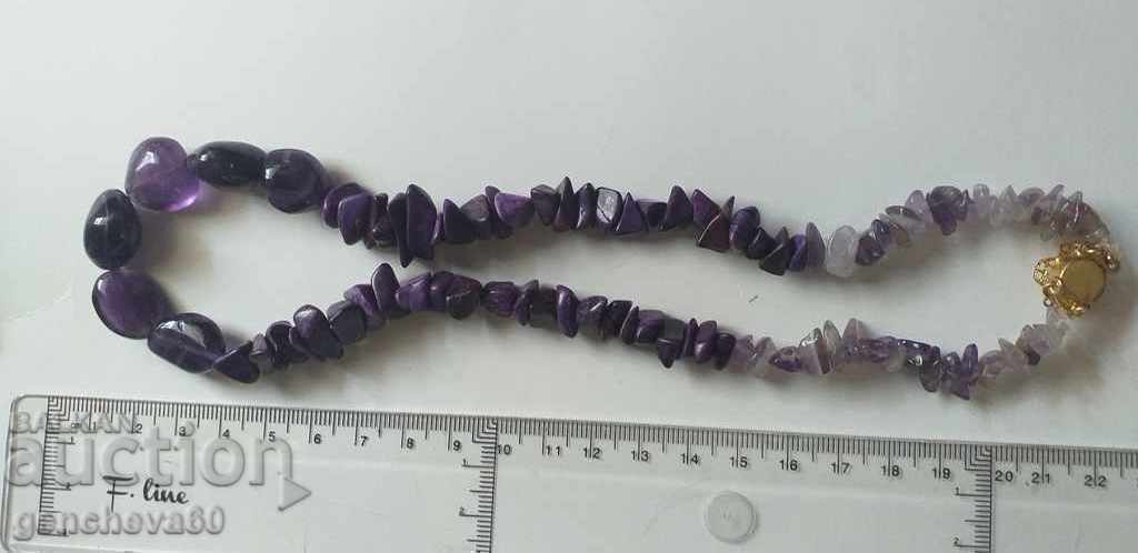 Auction  Natural Amethyst Antique Jewelry, Necklace