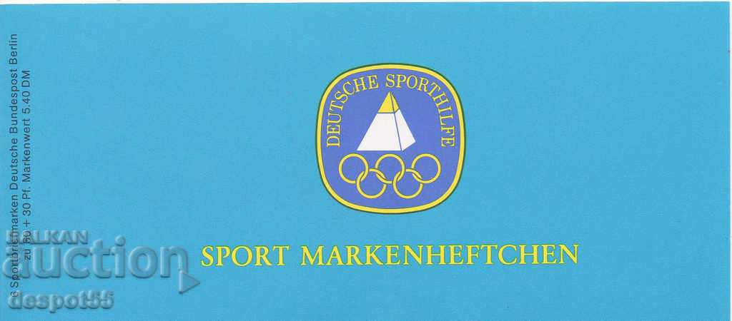 Auction 1982. Berlin. Sports. Carnet. Auction 1982. Berlin. Sports. Carnet.