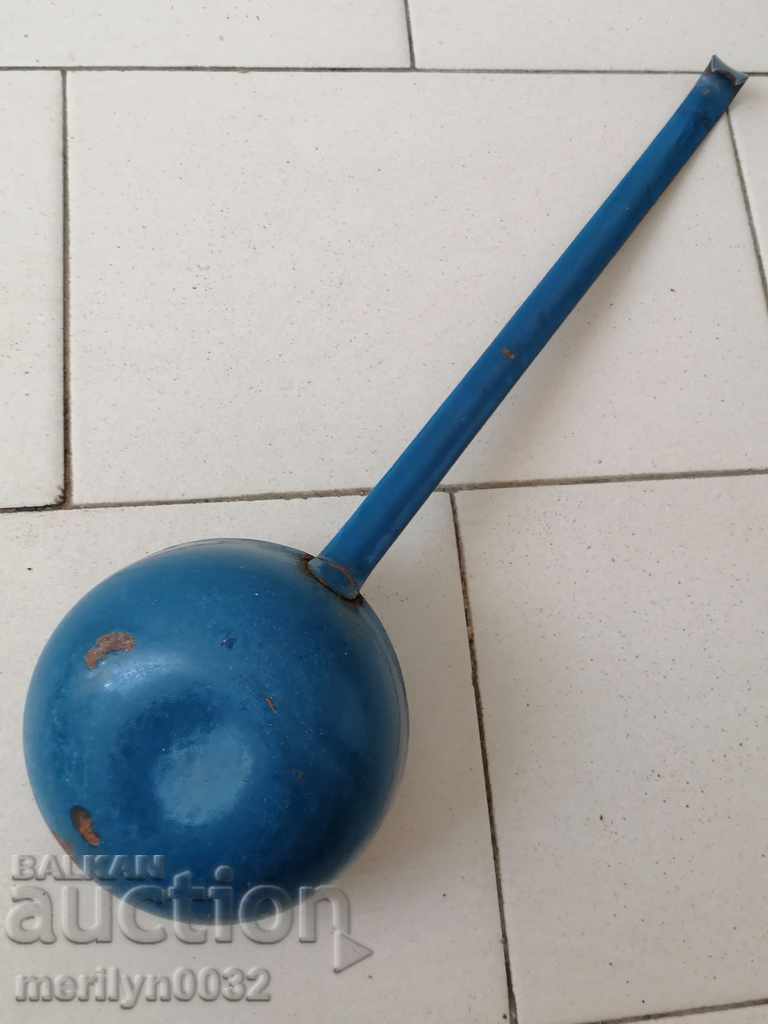 Old spoon with enamel, lamb early wound, PRB - 7 Old spoon with enamel, lamb early wound, PRB - 7