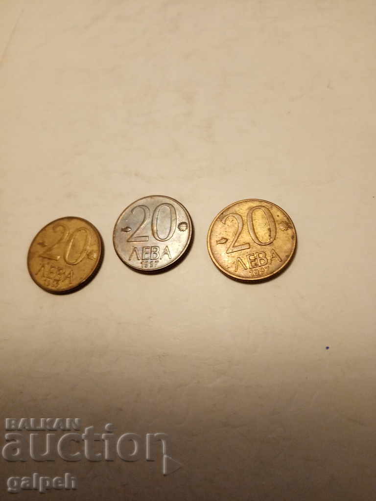 Auction BULGARIA - 3 Complete LOTS 1997 - 9 pcs. - BGN 3 Auction BULGARIA - 3 Complete LOTS 1997 - 9 pcs. - BGN 3