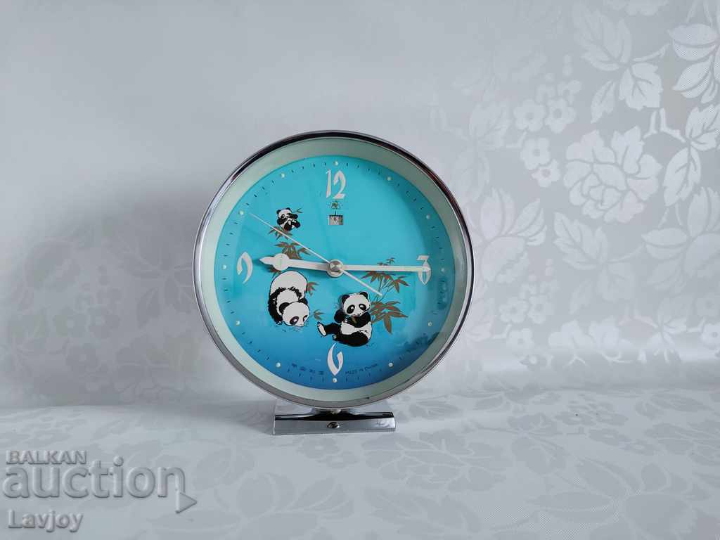 CHINESE ANIMATED CLOCK ALARM Panda Bears with price 50.00 BGN | € 25.56 CHINESE ANIMATED CLOCK ALARM Panda Bears with price 50.00 BGN | € 25.56