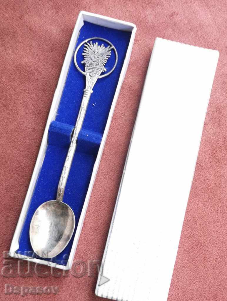 Silver Spoon Spoons Symbol Mayan Ecuador