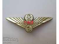 Pilot badge badge pilot civil aviation T.W.A.