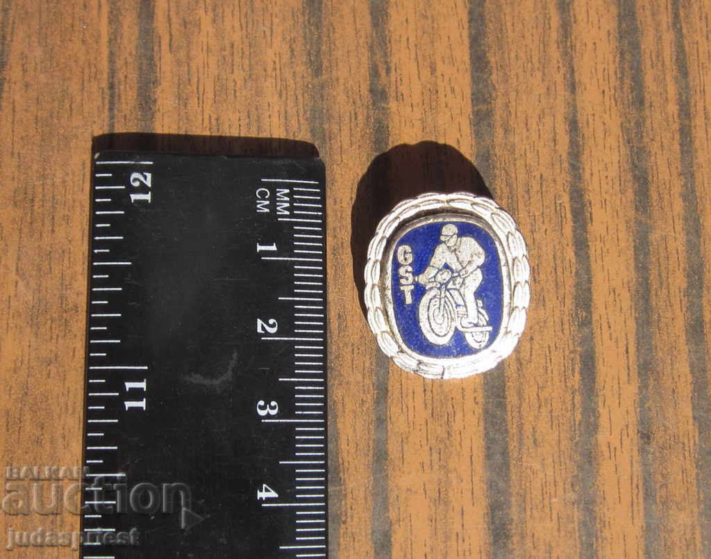 old german biker badge sign motocross bike - 5