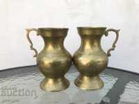 A pair of bronze jugs №520
