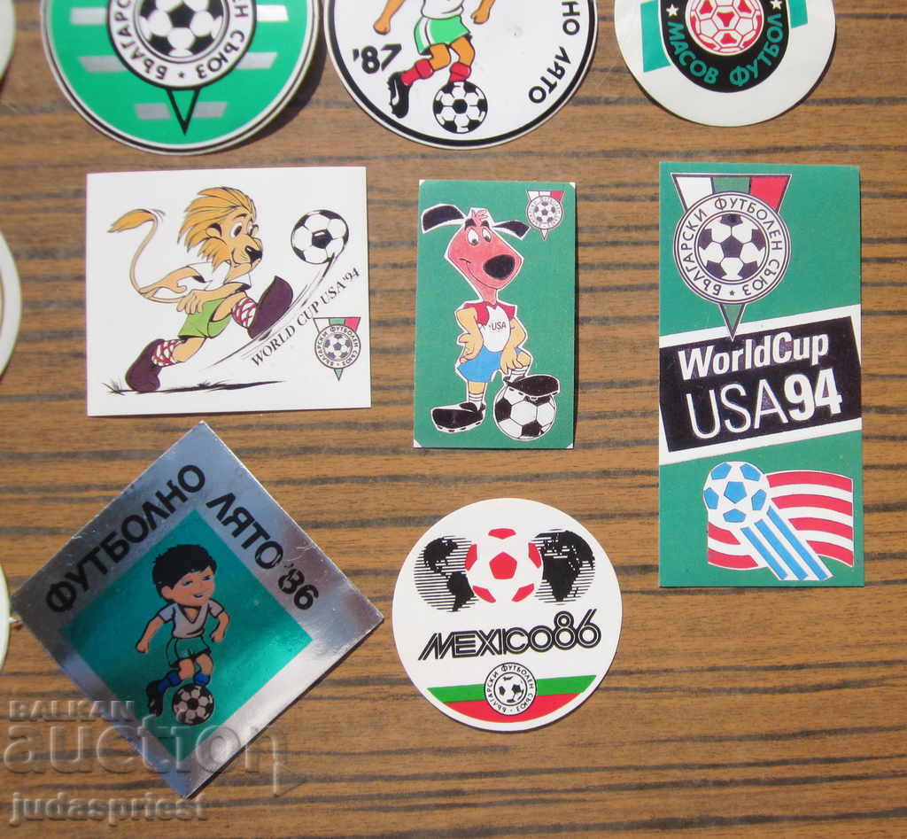lot de 11 embleme vechi de fotbal - autocolante fotbal - 5 lot de 11 embleme vechi de fotbal - autocolante fotbal - 5