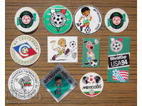 lot de 11 embleme vechi de fotbal - autocolante fotbal