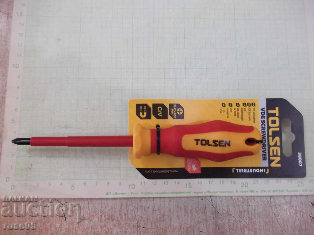 Insulated screwdriver "TOLSEN - PH 2 x 100 mm" new