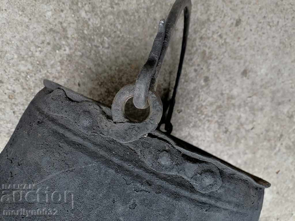 Vechie oală de aramă 5.7kg ceaun mare cupru cazan peratnic - 7 Vechie oală de aramă 5.7kg ceaun mare cupru cazan peratnic - 7