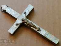 Възрожденски кръст 19ти в Йерусалим седеф хаджилък Божи гроб