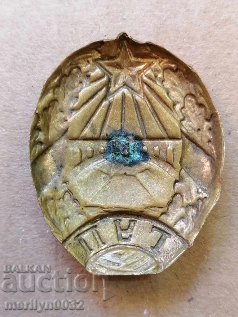 Early Socialist Enamel Cockade with price 39.00 BGN | € 19.94