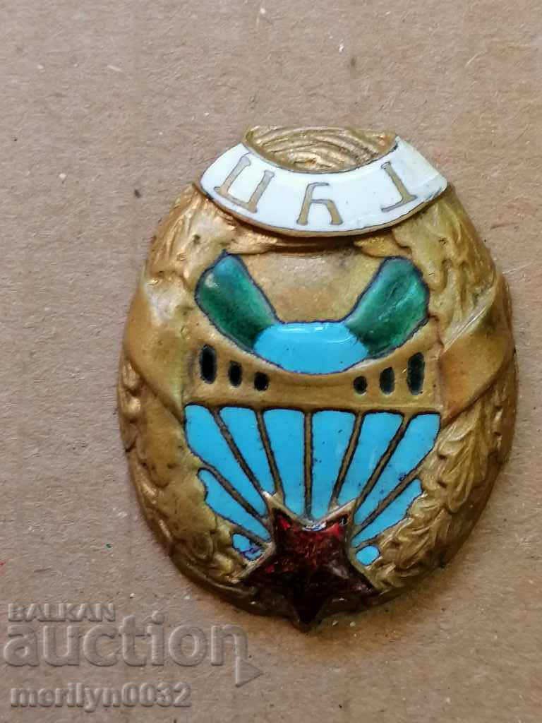 Early Socialist Enamel Cockade - 5