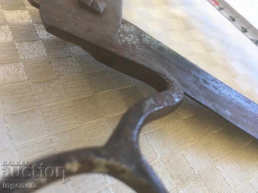 SCISSORS OLD FORGED TOOL WITH THE MASTER'S STAMP - 7