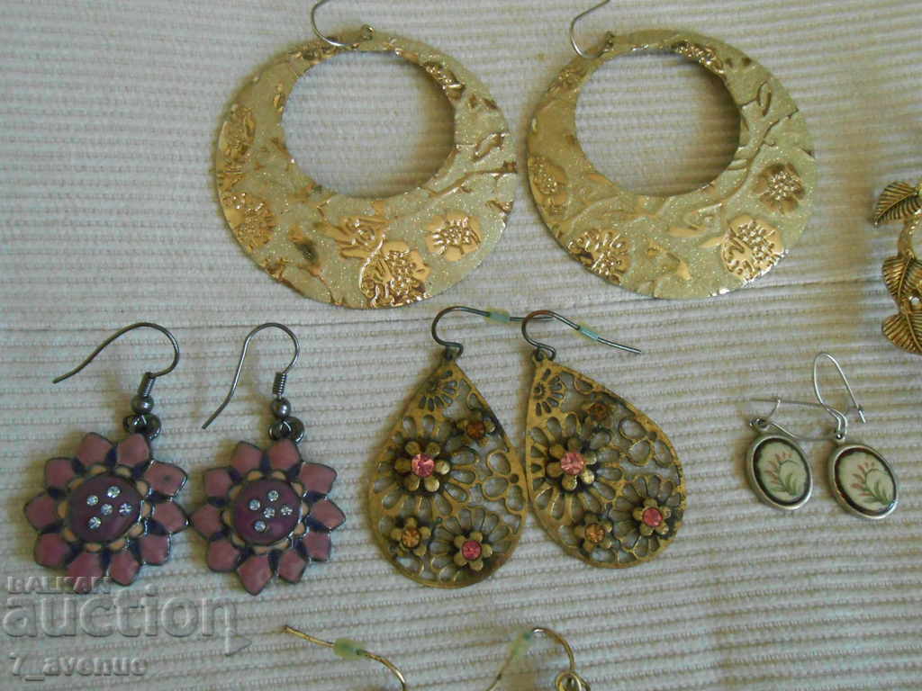 LOT earrings earrings - interesting, see for yourself (6 pieces) - 7 LOT earrings earrings - interesting, see for yourself (6 pieces) - 7