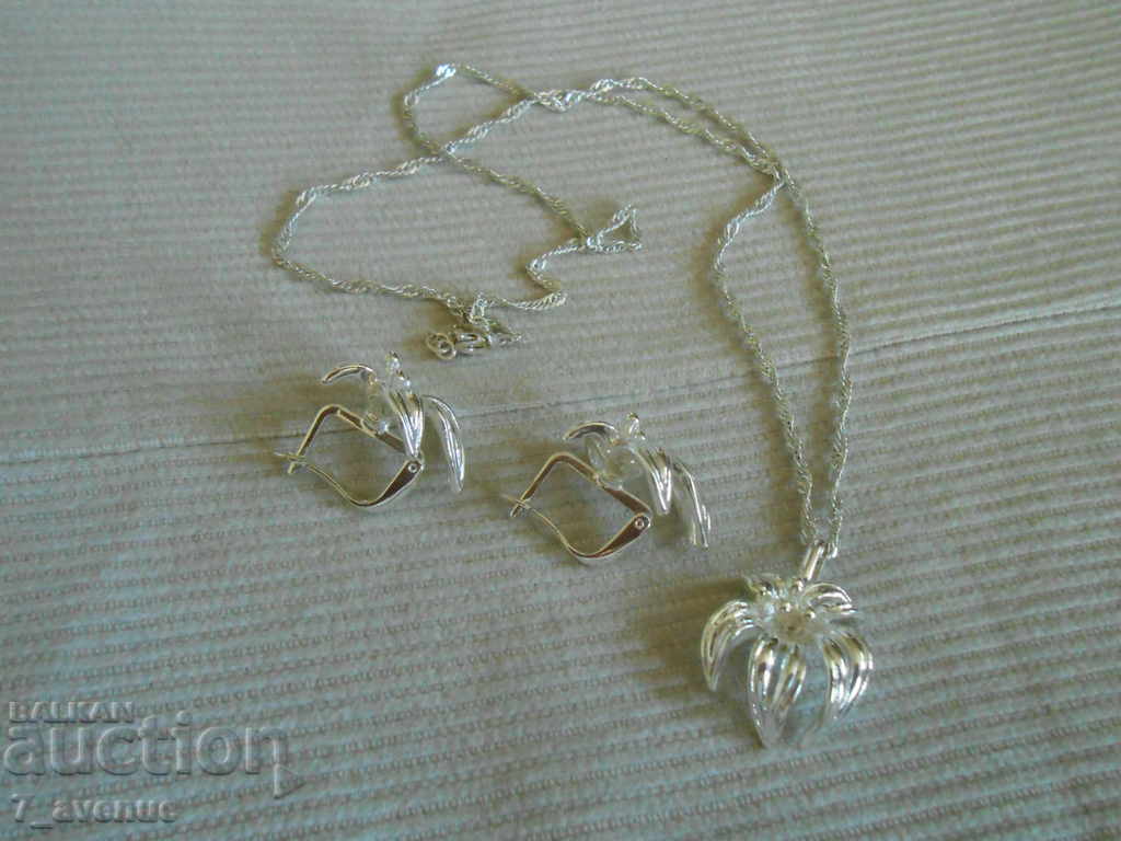LOT necklace with earrings - interesting, see for yourself - 5 LOT necklace with earrings - interesting, see for yourself - 5