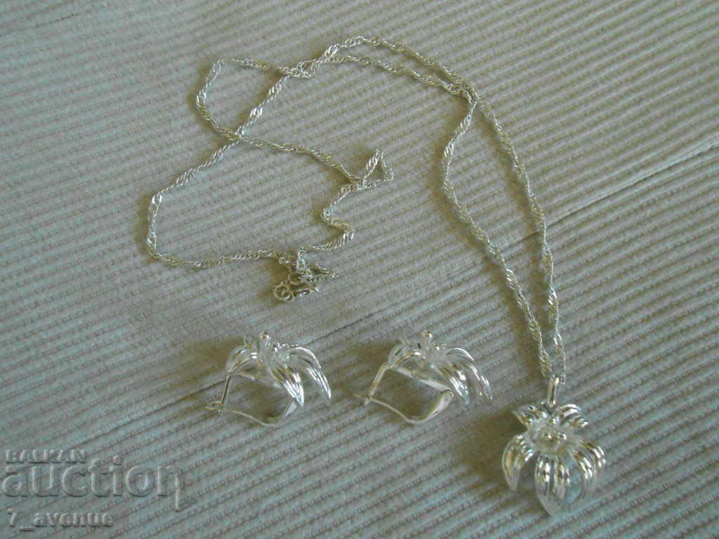 LOT necklace with earrings - interesting, see for yourself - 6 LOT necklace with earrings - interesting, see for yourself - 6