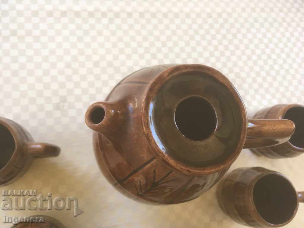 CERAMICS SERVICE KANA BURE GLASS GLASS - 6 CERAMICS SERVICE KANA BURE GLASS GLASS - 6