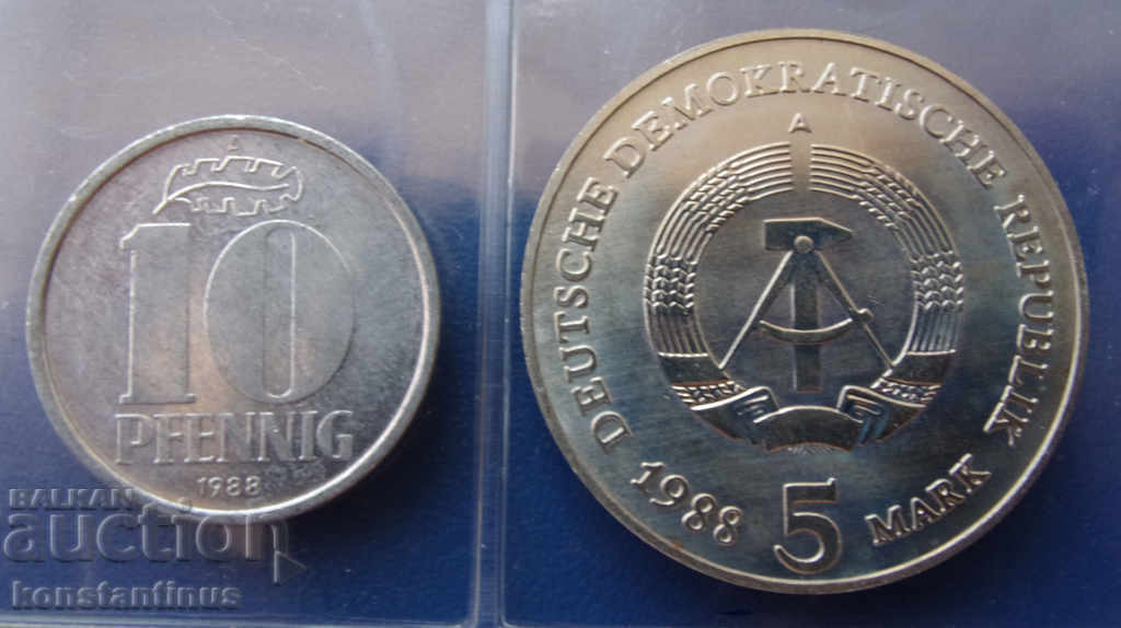 Аукцион ГДР  Лот  1988  UNC  Rare