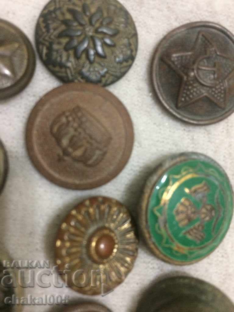 Old military buttons with price 50.00 BGN | € 25.56 Old military buttons with price 50.00 BGN | € 25.56