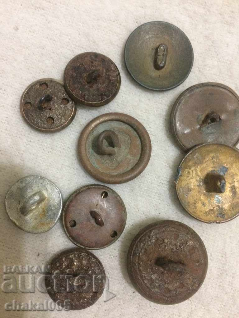 Old military buttons - 5 Old military buttons - 5